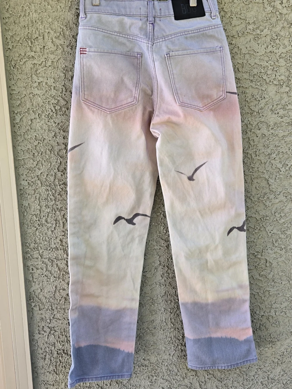 BDG Cowboy Jean Sunset Pastel Ombre Straight-Leg Jeans - Picture 6 of 11